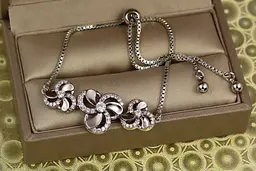Браслет Xuping Jewelry Вентилятори на бігунці регульований сріблястий