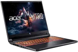 Acer Ноутбук Acer Nitro V 16 ANV16-72 16" WUXGA IPS, Intel 7-240H, 16GB, F1TB, NVD5070-8, Lin, чорний - мініатюра 2