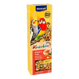 Ласощі для австралійських папуг Vitakraft Kracker Original + Almonds & Fig 2 шт. 180 г (21289) - мініатюра 6