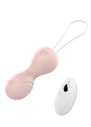 Вагінальні кульки Vibrating Silicone Kegel Balls USB 10 Function / Remote control -Flesh Boss Series 22-00026 100032