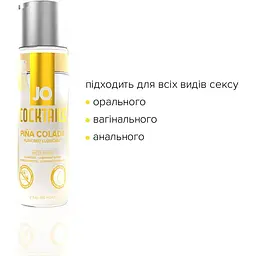 Лубрикант на водній основі System JO Cocktails - Pina Colada (60 мл) - мініатюра 4