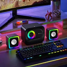 Акустична система 2.1 XTRIKE ME SK-502, 11Вт LED USB+3,5мм чорна - мініатюра 5