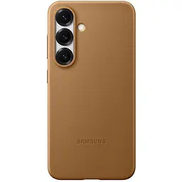 Оригінальний протиударний шкіряний чохол Kindsuit Case для Samsung Galaxy S25 (6.2") Camel EF-VS931PFEGWW
