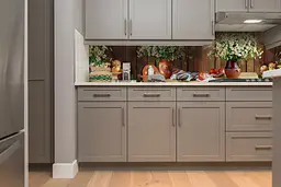 Кухонний фартух Польові Ромашки ПВХ наклейка букет дошки натюрморт Коричневий 60х250 см Happy Pocket Z180528 - мініатюра 5
