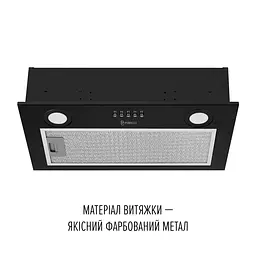 Витяжка повновбудована PERFELLI BI 5212 BL LED - мініатюра 2