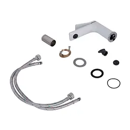 Змішувач для умивальника Qtap Presto QTPRE270CRW45576 Chrome/White Білий - мініатюра 4
