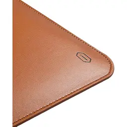 Чохол-кишеня WiWU Skin Pro II Leather Sleeve для MacBook Air 15` (2023-2025) Brown [159612] - мініатюра 5