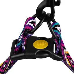 Шлея для собак BronzeDog Urban Гуцульський фіолет M 45-56 см - мініатюра 3