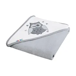 Рушник з капюшоном Akuku 100x100 см сірий (A1248)