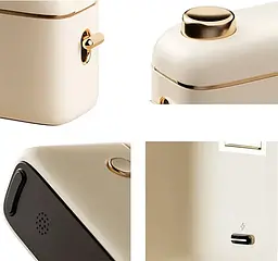 Термопринтер для друку наклейок NIIMBOT H1S White (1AA4F171402) (1AA4F171402) - мініатюра 4