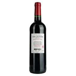 Вино Chateau Des Leotins AOP Bordeaux, червоне, сухе, 0,75 л (917818) - мініатюра 4