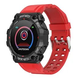 Смарт-годинник сенсорний FD68S red (16101) - мініатюра 2