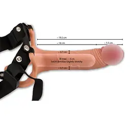 Полый страпон для мужчин Realistixxx Strap On Sleeve для пары Orgie 61325360910000 15995 - мініатюра 5