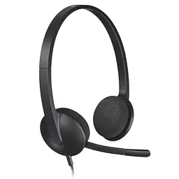 Комп'ютерна гарнітура Logitech H340 USB Graphite (981-000475) - мініатюра 1