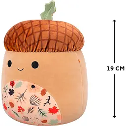 М'яка іграшка Squishmallows Жолудь Мак 19 см коричневий (SQHV00028) - мініатюра 6
