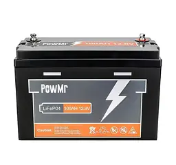 Акумуляторна батарея LiFePO4 PowMr POW-100AH-12.8V BMS 12В 100Ач - мініатюра 1