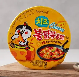 Локшина швидкого приготування Samyang Buldak Hot Chicken Flavour Ramen Cheese 105г - мініатюра 6