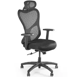 Офісне крісло Barsky Butterfly White/Black (Fly-03) - мініатюра 2