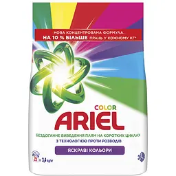Пральний порошок Ariel Аква-Пудра Color 25 циклів 3.4 кг - мініатюра 2