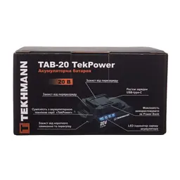 Акумулятор до електроінструменту Tekhmann TAB-20 TekPower, Li-ion 2Ah (854608) - миниатюра 4