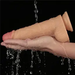 Вібратор Lovetoy Power Basics Cock 9'' 23 см (тілесний) - мініатюра 5