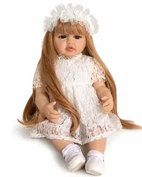 Реалістична Кукла Реборн 55 см повністю вінілова Doll Reborn Baby К0100313
