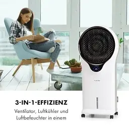 Мобільний вентилятор Klarstein Whirlwind 3 в 1 1600 м³/г 90 Вт (10029327) - мініатюра 5