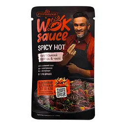 Соус-маринад Pripravka Wok Sause Spicy Hot з тімутським перцем та чилі 140 г