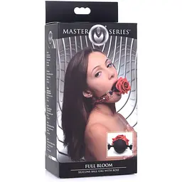 Кляп Master Series Eye-Catching Ball Gag With Rose - мініатюра 8