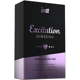 Збуджуючий гель Intt Excitation 15 мл з екстрактом женьшеню, з ефектом вібрації - мініатюра 3