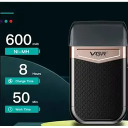 Акумуляторна бритва шейвер з тримером для бороди VGR V-331 - мініатюра 5