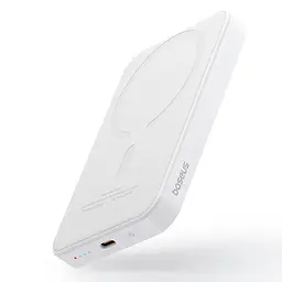 Зовнішній акумулятор - магнітне зарядне Baseus MagSafe Power Bank 5000mAh 20W (PPCXM05) - мініатюра 2