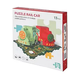 Розвиваюча іграшка-пазл Epik SHT XDL588-19 Merry Christmas 13 pcs Green - мініатюра 6