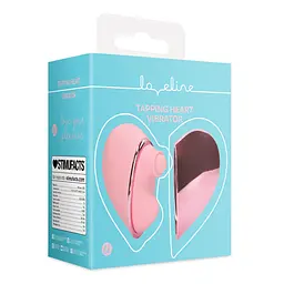 Вібратор для клітора Loveline Tapping Heart рожевий - мініатюра 5