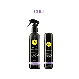 Змазка для латексу та гуми pjur Cult Dressing Aid 100 мл, для полегшення надягання фетиш-вбрання - мініатюра 4