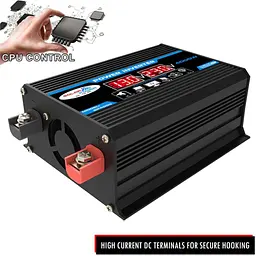 Перетворювач напруги AC-DC M14-2 (104-2) 600 W 220 В 2хUSB - мініатюра 5