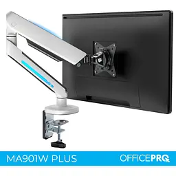 Кріплення для монітора OfficePro настільне біле (MA901W) - мініатюра 12