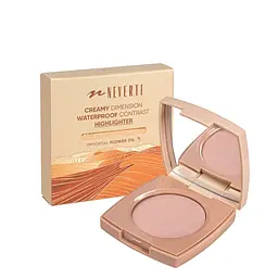 Хайлайтер для обличчя Creamy Dimension Waterproof Contrast Highliter Neverti водостійкий (NP205), 002 Рожевий