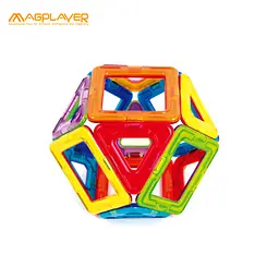 Конструктор магнітний набір 14ел MagPlayer det0017953 - мініатюра 7