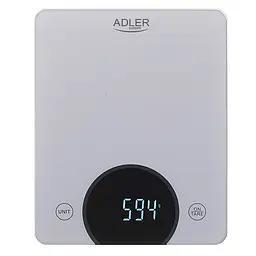 Ваги кухонні Adler AD 3173 silver - мініатюра 2