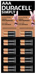 Батарейка Duracell LR03 MN2400 уп.1х2 шт. відривна (плакат 2х10) (6768608)