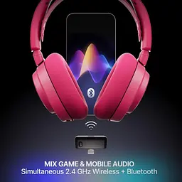 Ігрова гарнітура SteelSeries Arctis Nova 7 Gen 2 Wireless Magenta PC/PS/SW/MAC/MOB (61732) - мініатюра 4