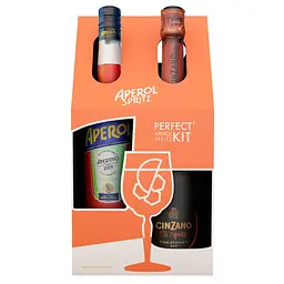 Уцінка. Набір Аперитив Aperol Aperetivo 11% 0.7 л + Вино ігристе Cinzano To-Spritz біле сухе 11% 0.75 л (759392)