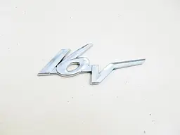 Емблема напис 16V для Citroen (Хром) 114х51 мм (на скотчі) - мініатюра 2