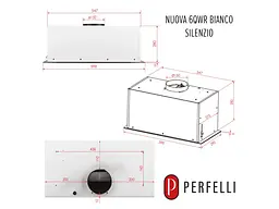 Витяжка вбудована Perfelli NUOVA 6QWR BIANCO SILENZIO - мініатюра 7