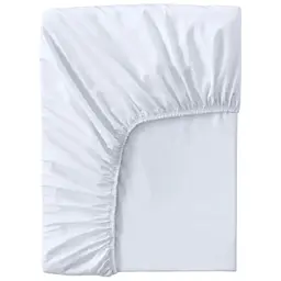 Простирадло на резинці Cosas в дитяче ліжечко сатин SNOW 70х140х12 см (01Satin_PureWhite_70x140x12)