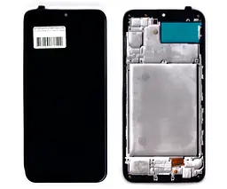 Дисплей Samsung A245 Galaxy A24 4G OLED (Small LCD) чорний + рамка