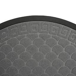 Килимок придверний Eco Fabric Луска півколо з кромкою сірий 40 х 60 см (4060-118) - мініатюра 6