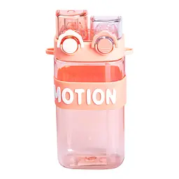 Пляшка для води MOTION 550 мл з подвійним відкриванням, рожевий Yiwu HP-14-49P