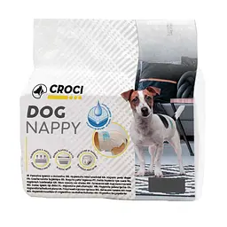 Підгузки для собак 36-53 см Croci Dog napty XL 10 шт/уп